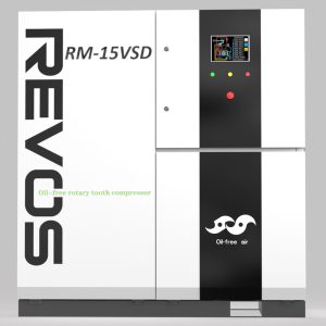 POWER FREQUENCY OIL-FREE ROTARY GEAR AIR COMPRESSOR